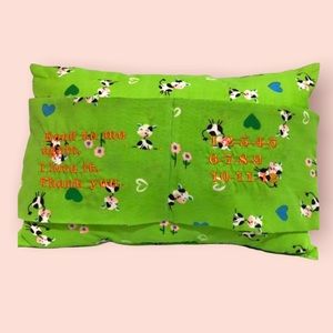 ReadMeBooky Unique Inspirational Embroidered Pillow